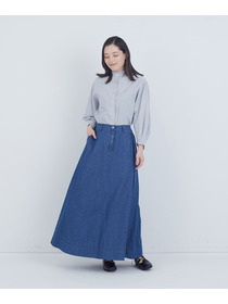 【ADIEU TRISTESSE】6.8ozデニムスカート 詳細画像 インディゴブルー 1