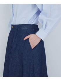 【ADIEU TRISTESSE】6.8ozデニムスカート 詳細画像 インディゴブルー 18