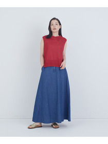 【ADIEU TRISTESSE】6.8ozデニムスカート 詳細画像 インディゴブルー 4