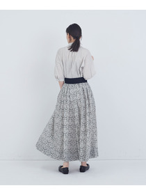 【ADIEU TRISTESSE】ウエストリブリバティプリントスカート 詳細画像 ブルー系その他 11