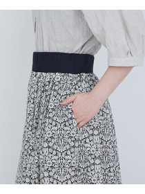 【ADIEU TRISTESSE】ウエストリブリバティプリントスカート 詳細画像 ブルー系その他 17