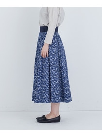【ADIEU TRISTESSE】ウエストリブリバティプリントスカート 詳細画像 ブルー系その他 6