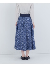 【ADIEU TRISTESSE】ウエストリブリバティプリントスカート 詳細画像 ブルー系その他 7