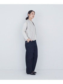 【ADIEU TRISTESSE】【2way】リバティプリント&times;ダブルガーゼリバーシブルベスト 詳細画像 ブルー系その他 12