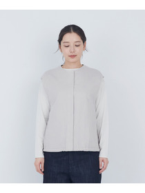 【ADIEU TRISTESSE】【2way】リバティプリント&times;ダブルガーゼリバーシブルベスト 詳細画像 ブルー系その他 21