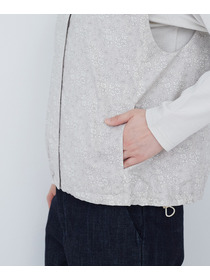 【ADIEU TRISTESSE】【2way】リバティプリント&times;ダブルガーゼリバーシブルベスト 詳細画像 ブルー系その他 26