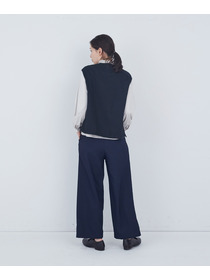 【ADIEU TRISTESSE】【2way】リバティプリント&times;ダブルガーゼリバーシブルベスト 詳細画像 ブルー系その他 7