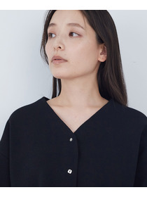 【ADIEU TRISTESSE】COTTON SURFミラノリブカーディガン 詳細画像 ブラック 13