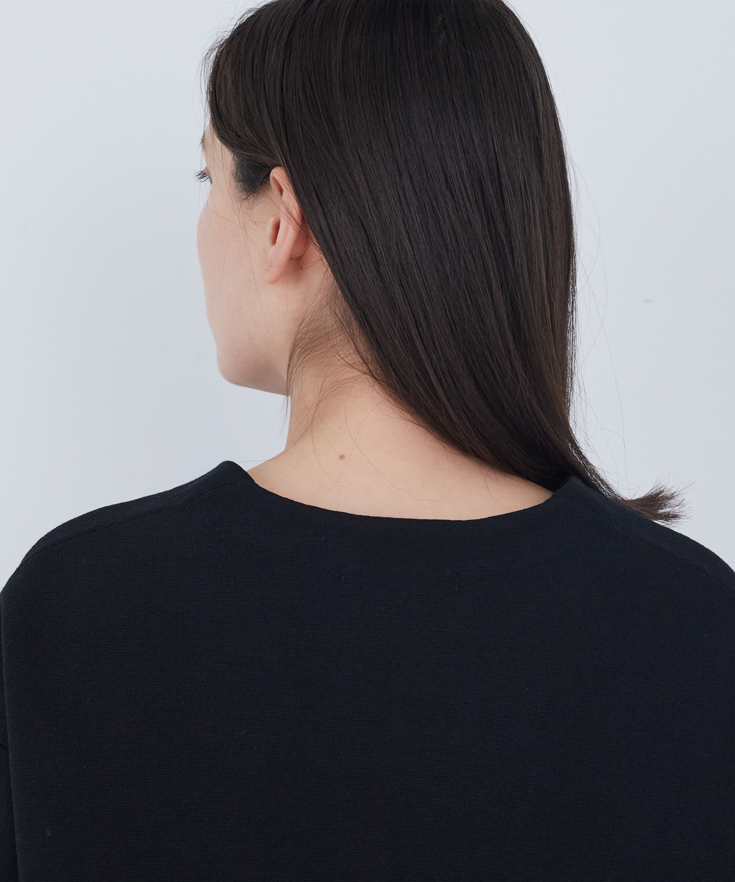 【ADIEU TRISTESSE】COTTON SURFミラノリブカーディガン 詳細画像 ブラック 14