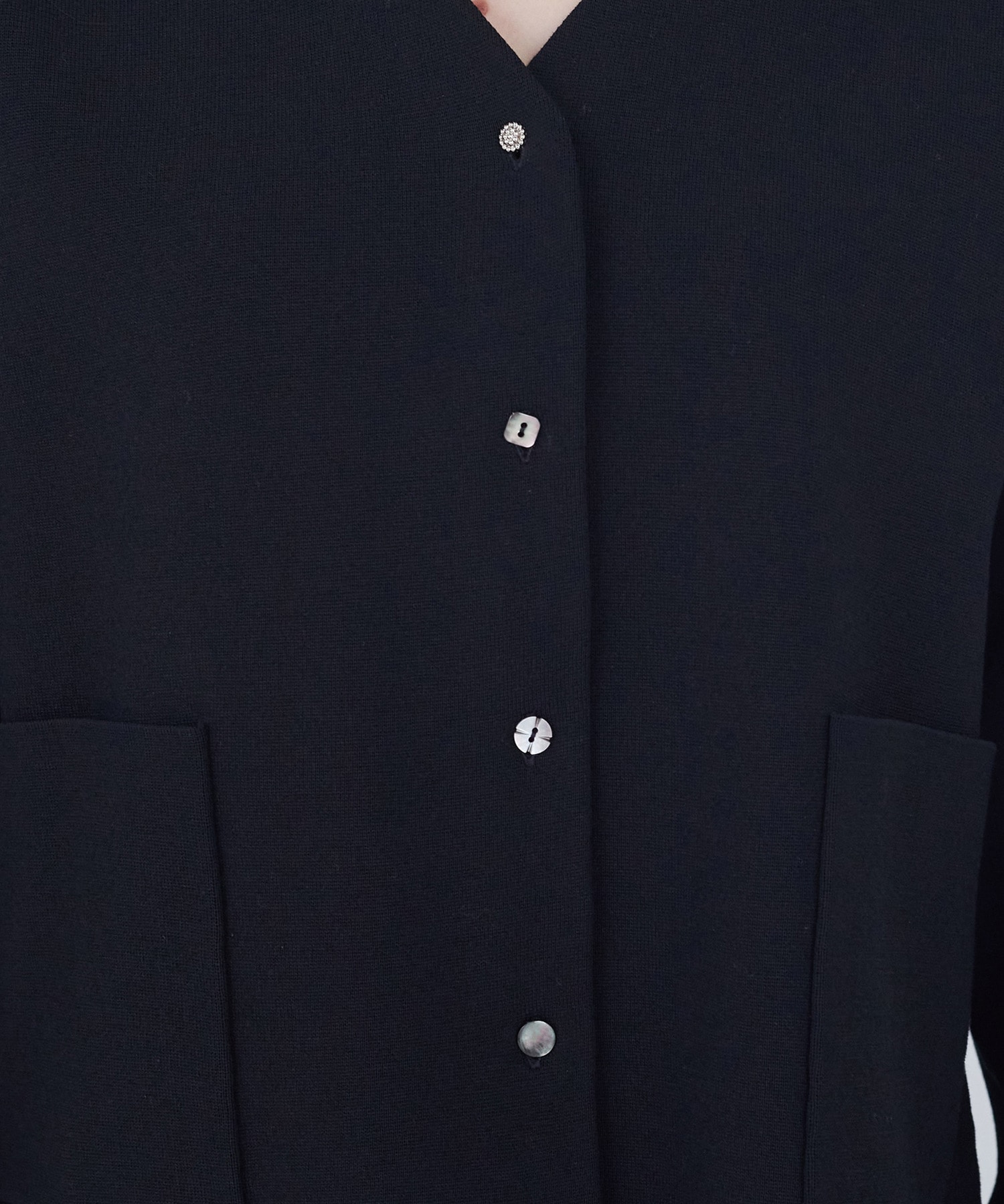 【ADIEU TRISTESSE】COTTON SURFミラノリブカーディガン 詳細画像 ブラック 15