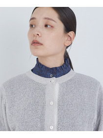 【ADIEU TRISTESSE】TSUMUGI和紙配色カーディガン 詳細画像 チャコールグレー 21