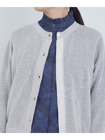 【ADIEU TRISTESSE】TSUMUGI和紙配色カーディガン 詳細画像 チャコールグレー 23