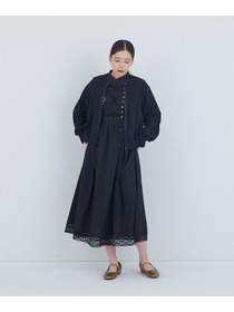 【ADIEU TRISTESSE】ペーパーポリエステルニットブルゾン 詳細画像 ブラック 1