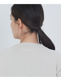 【ADIEU TRISTESSE】ペーパーポリエステルニットブルゾン 詳細画像 ブラック 16