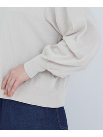 【ADIEU TRISTESSE】ペーパーポリエステルニットブルゾン 詳細画像 ブラック 17