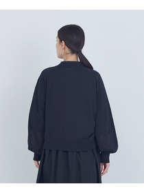 【ADIEU TRISTESSE】ペーパーポリエステルニットブルゾン 詳細画像 ブラック 7