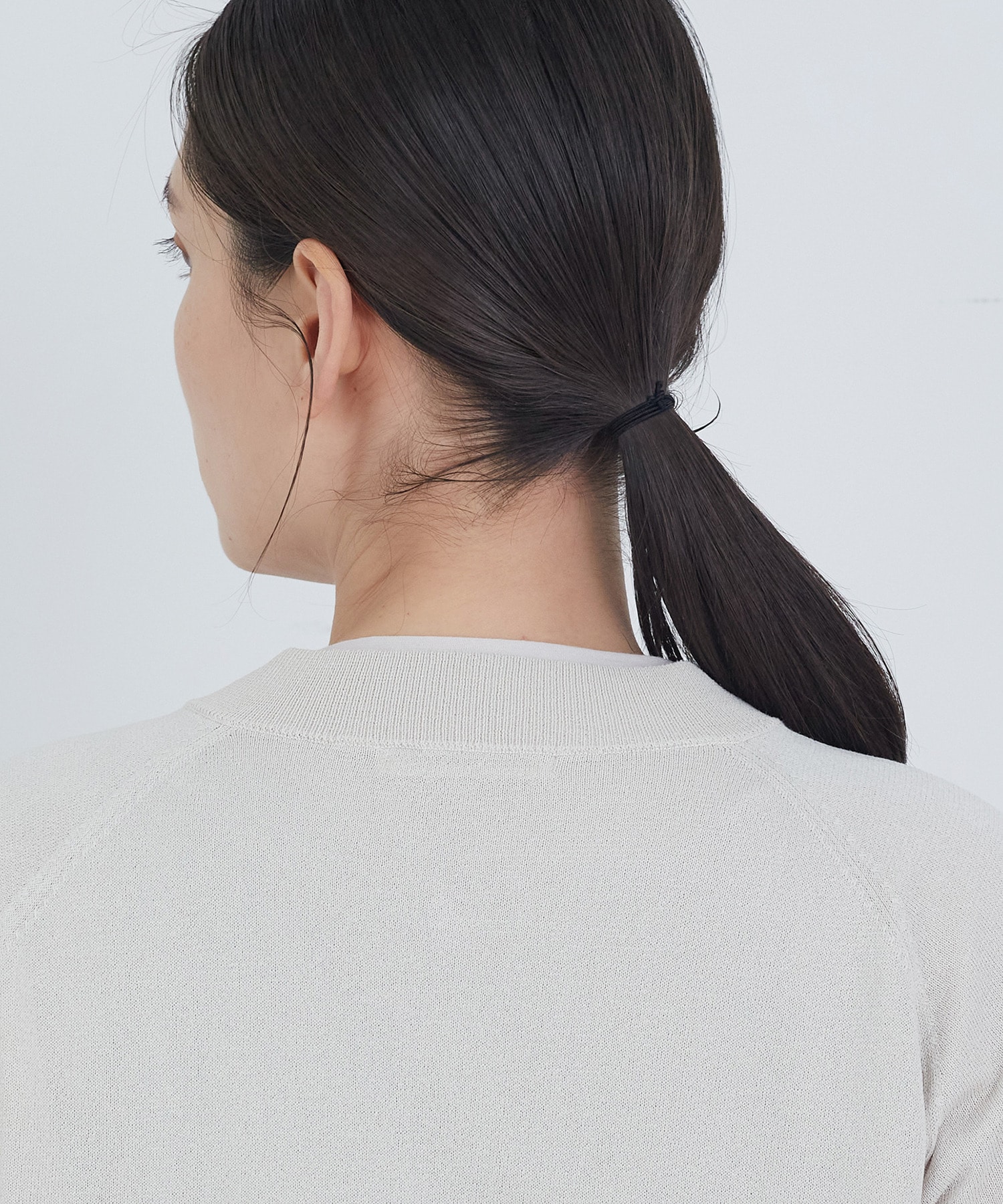 【ADIEU TRISTESSE】ペーパーポリエステルニットブルゾン 詳細画像 ブラック 16