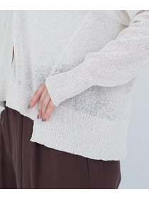 【ADIEU TRISTESSE】TSUMUGI　Vカーディガン 詳細画像 レッド 21