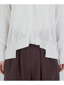 【ADIEU TRISTESSE】TSUMUGI　Vカーディガン 詳細画像 レッド 25