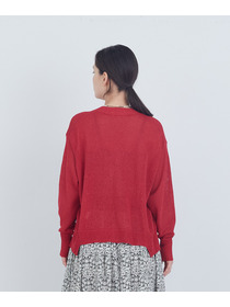 【ADIEU TRISTESSE】TSUMUGI　Vカーディガン 詳細画像 レッド 6