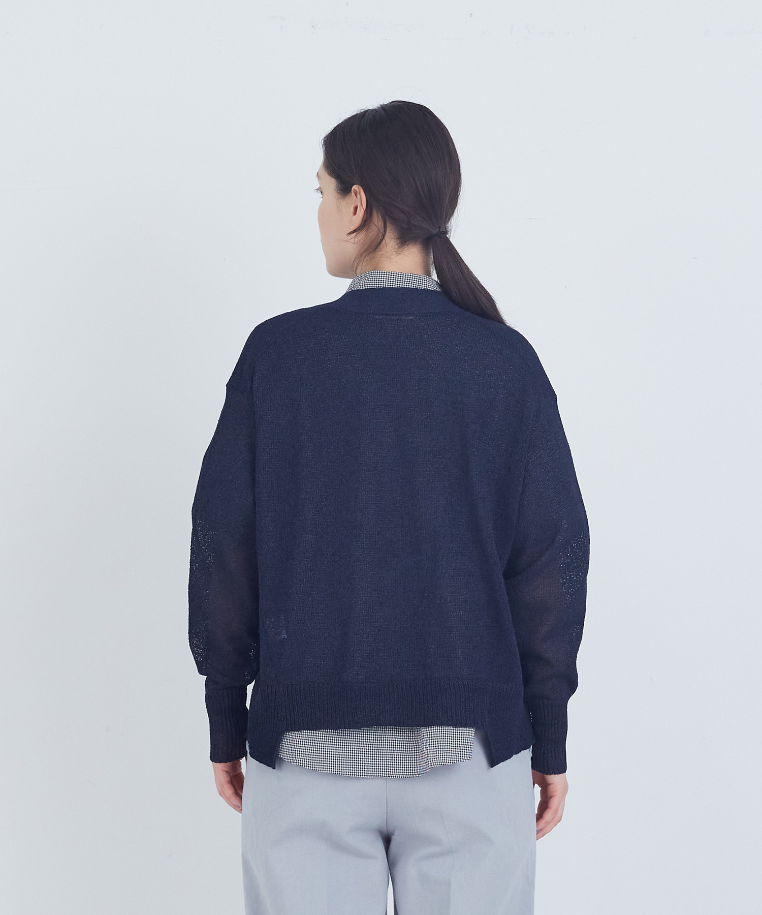 【ADIEU TRISTESSE】TSUMUGI　Vカーディガン 詳細画像 レッド 12