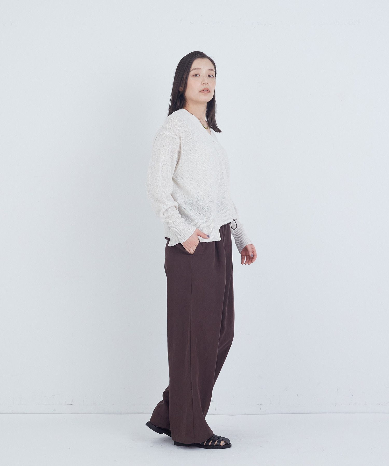 【ADIEU TRISTESSE】TSUMUGI　Vカーディガン 詳細画像 レッド 14