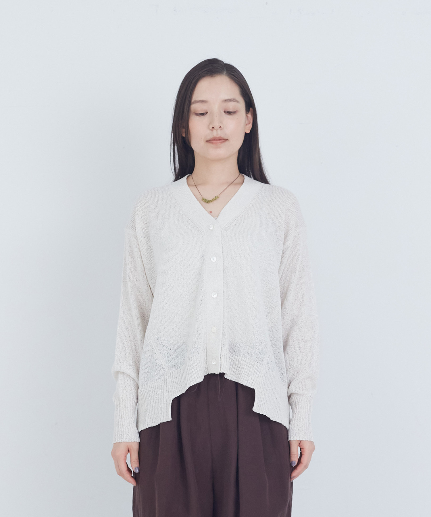 【ADIEU TRISTESSE】TSUMUGI　Vカーディガン 詳細画像 レッド 16