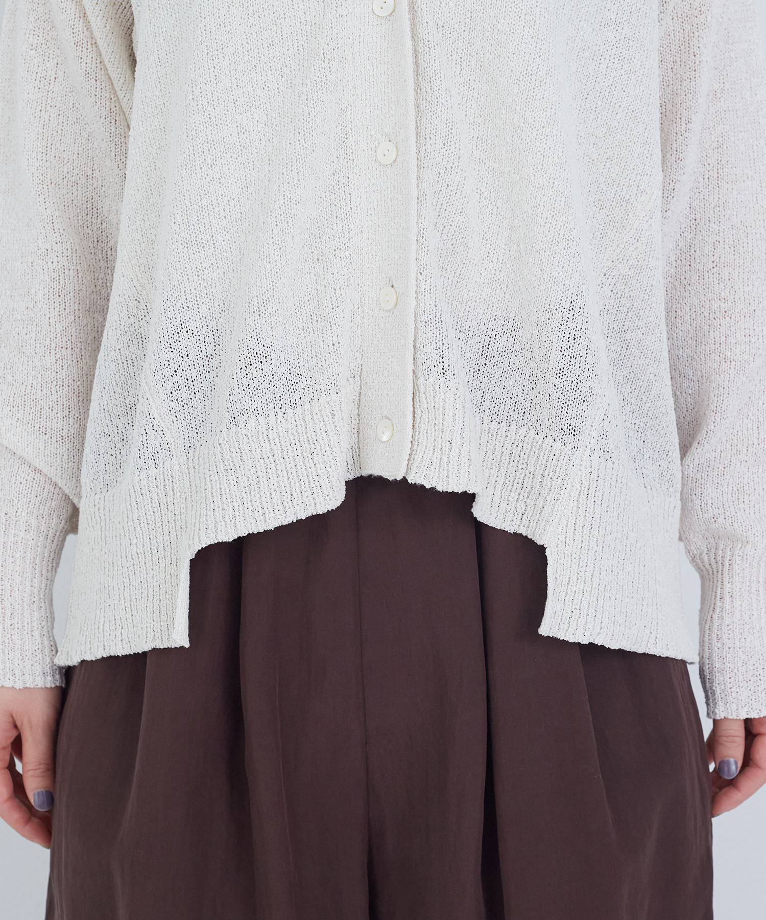 【ADIEU TRISTESSE】TSUMUGI　Vカーディガン 詳細画像 レッド 22