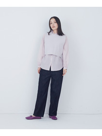 【ADIEU TRISTESSE】【2way】COTTON SURFミラノリブビスチェ風ベスト 詳細画像 ブラック 13