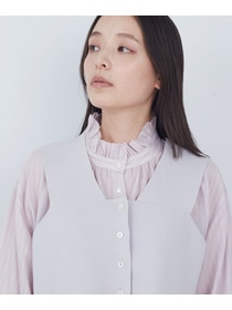 【ADIEU TRISTESSE】【2way】COTTON SURFミラノリブビスチェ風ベスト 詳細画像 ブラック 18