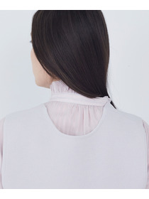 【ADIEU TRISTESSE】【2way】COTTON SURFミラノリブビスチェ風ベスト 詳細画像 ブラック 19