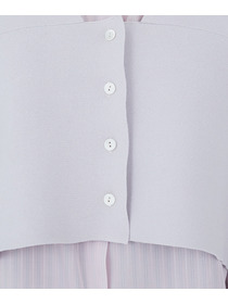 【ADIEU TRISTESSE】【2way】COTTON SURFミラノリブビスチェ風ベスト 詳細画像 ブラック 20