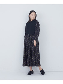 【ADIEU TRISTESSE】【2way】COTTON SURFミラノリブビスチェ風ベスト 詳細画像 ブラック 8