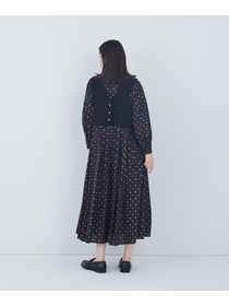 【ADIEU TRISTESSE】【2way】COTTON SURFミラノリブビスチェ風ベスト 詳細画像 ブラック 9