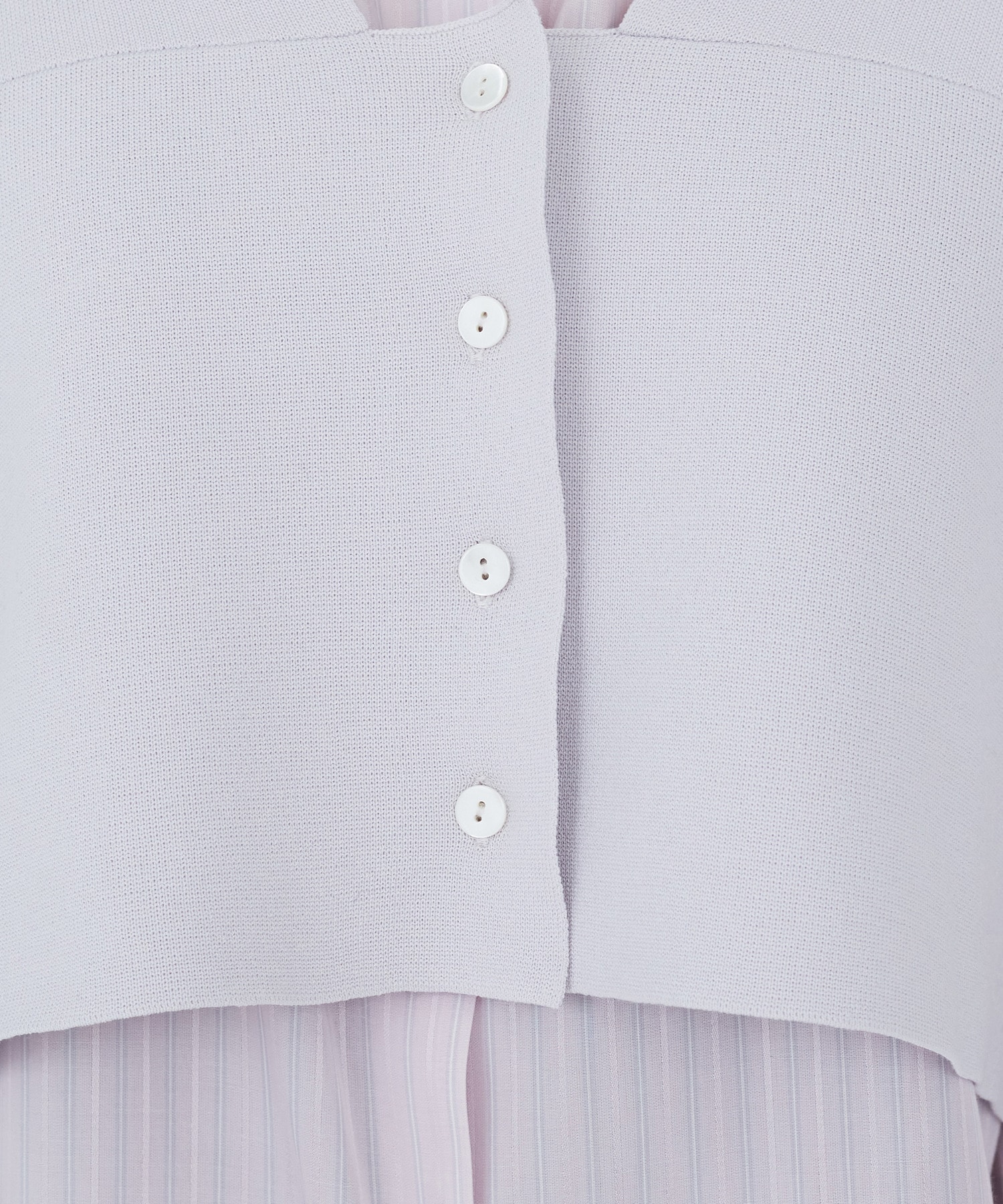 【ADIEU TRISTESSE】【2way】COTTON SURFミラノリブビスチェ風ベスト 詳細画像 ブラック 20