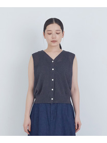 【ADIEU TRISTESSE】TSUMUGI和紙天竺ベスト 詳細画像 ピンク 10