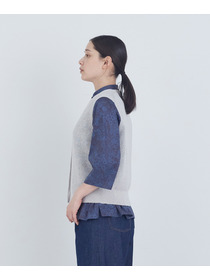 【ADIEU TRISTESSE】TSUMUGI和紙天竺ベスト 詳細画像 ピンク 18