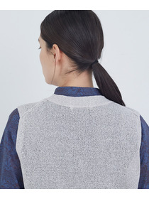 【ADIEU TRISTESSE】TSUMUGI和紙天竺ベスト 詳細画像 ピンク 21