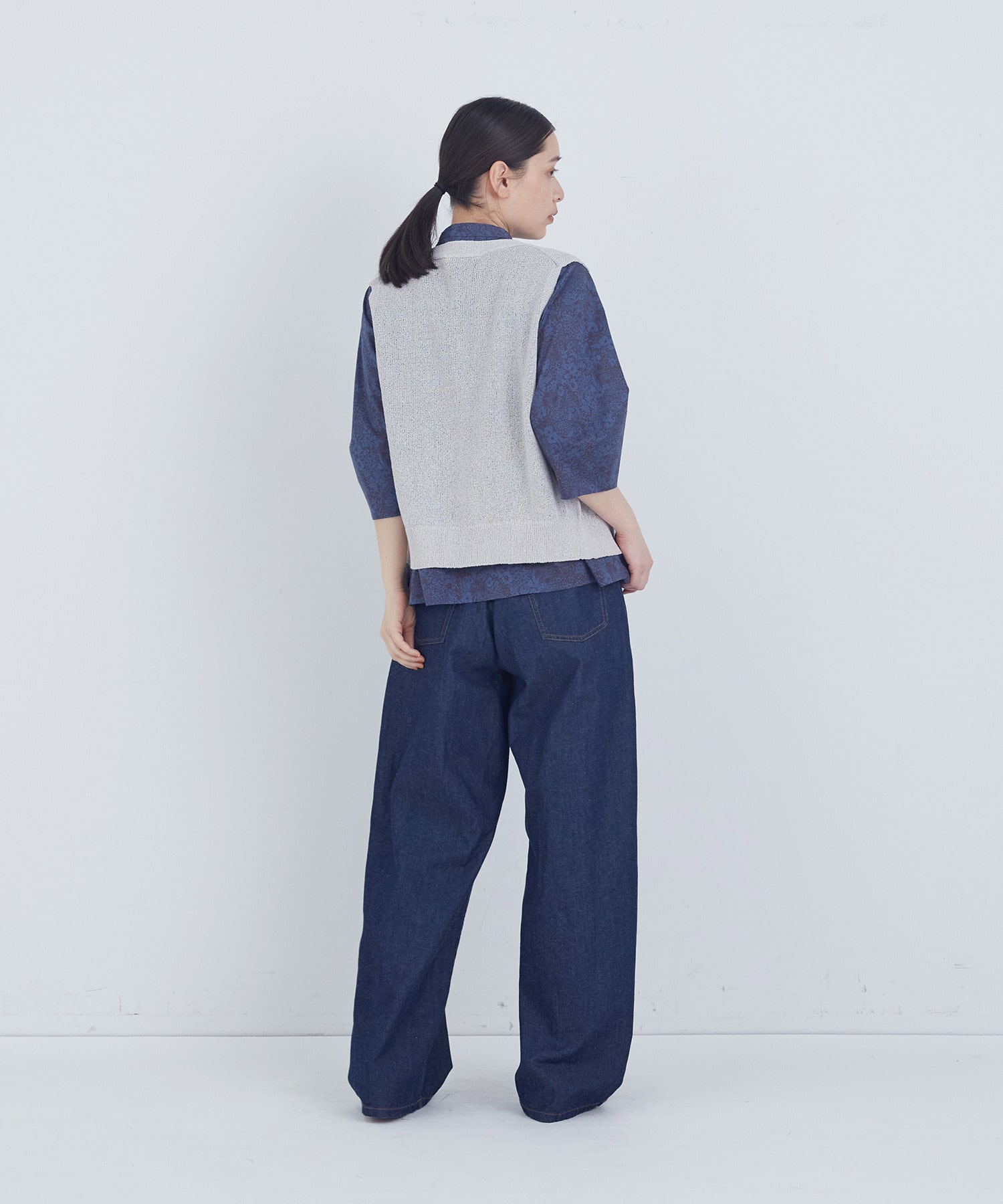 【ADIEU TRISTESSE】TSUMUGI和紙天竺ベスト 詳細画像 ピンク 15