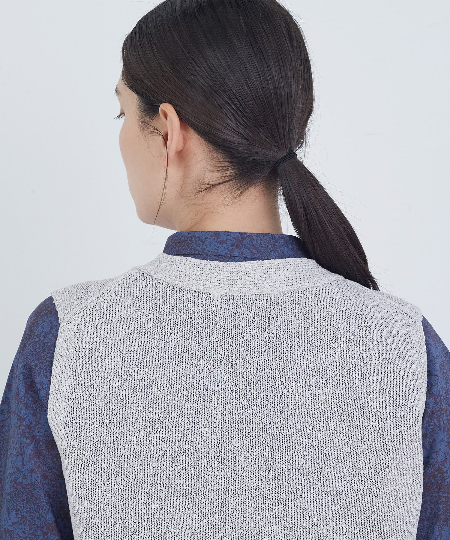 【ADIEU TRISTESSE】TSUMUGI和紙天竺ベスト 詳細画像 ピンク 21