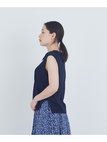 【ADIEU TRISTESSE】TSUMUGI透かし襟ベスト 詳細画像 ネイビー 11