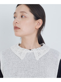 【ADIEU TRISTESSE】TSUMUGI透かし襟ベスト 詳細画像 ネイビー 19