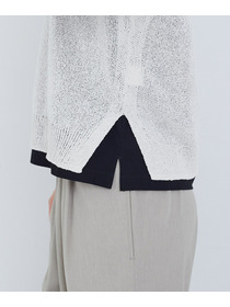 【ADIEU TRISTESSE】TSUMUGI透かし襟ベスト 詳細画像 ネイビー 25