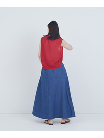 【ADIEU TRISTESSE】TSUMUGI透かし襟ベスト 詳細画像 ネイビー 3