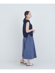 【ADIEU TRISTESSE】TSUMUGI透かし襟ベスト 詳細画像 ネイビー 8