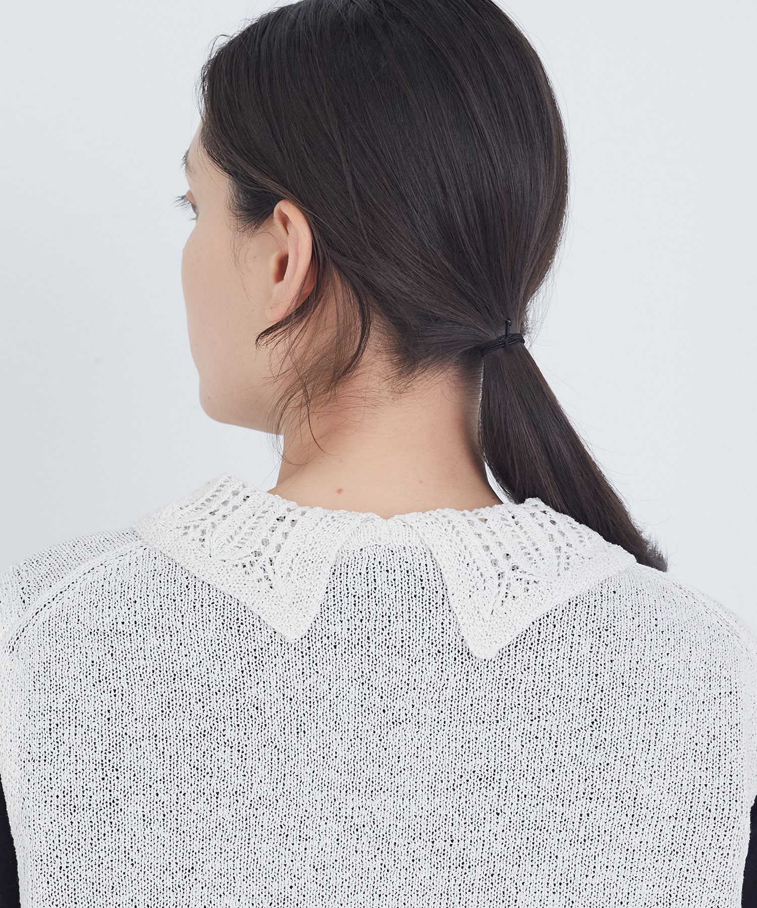 【ADIEU TRISTESSE】TSUMUGI透かし襟ベスト 詳細画像 ネイビー 23