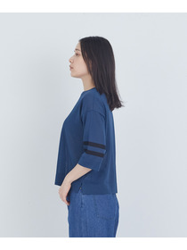 【ADIEU TRISTESSE】ペーパーポリエステルライン入りニット 詳細画像 ネイビー 11