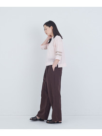 【ADIEU TRISTESSE】ペーパーポリエステルライン入りニット 詳細画像 ネイビー 14