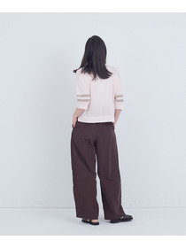 【ADIEU TRISTESSE】ペーパーポリエステルライン入りニット 詳細画像 ネイビー 15