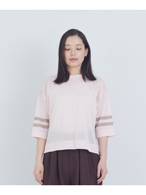 【ADIEU TRISTESSE】ペーパーポリエステルライン入りニット 詳細画像 ネイビー 16